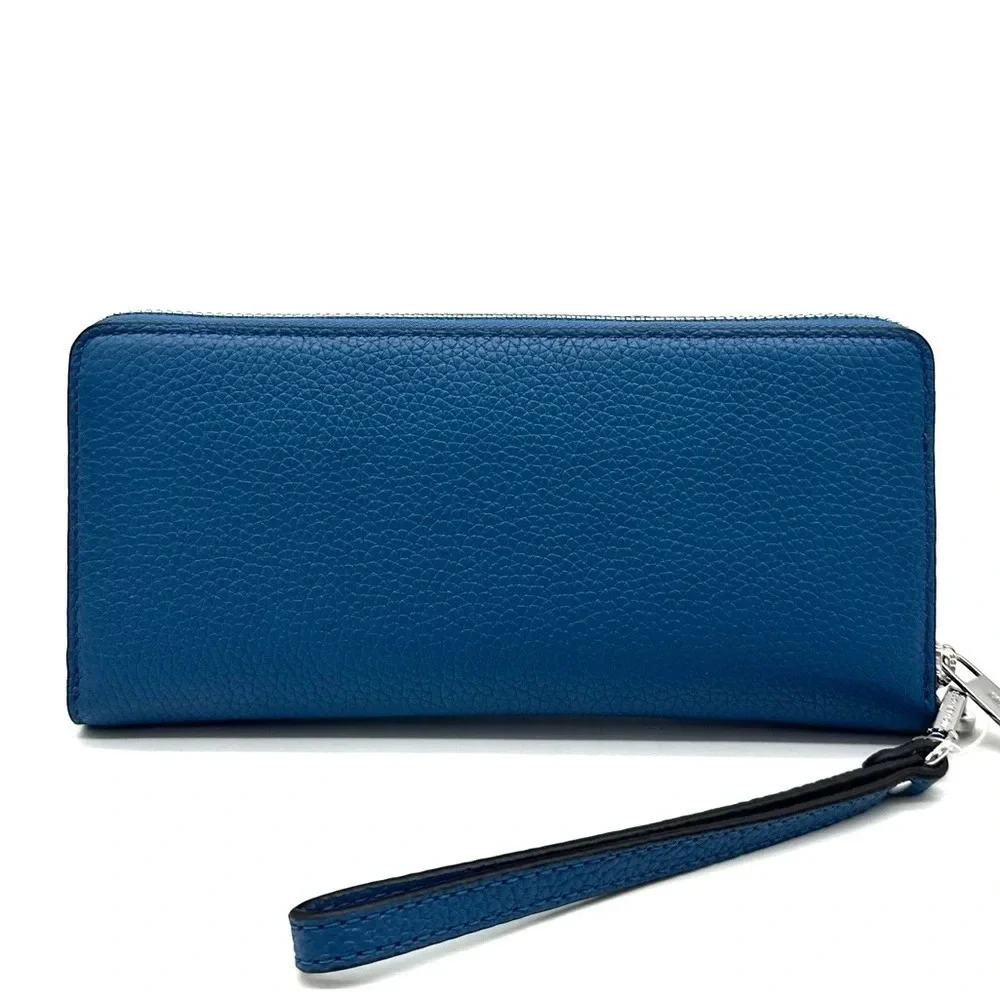 Michael Kors Large Continental Wallet Wristlet Teal (NWT)